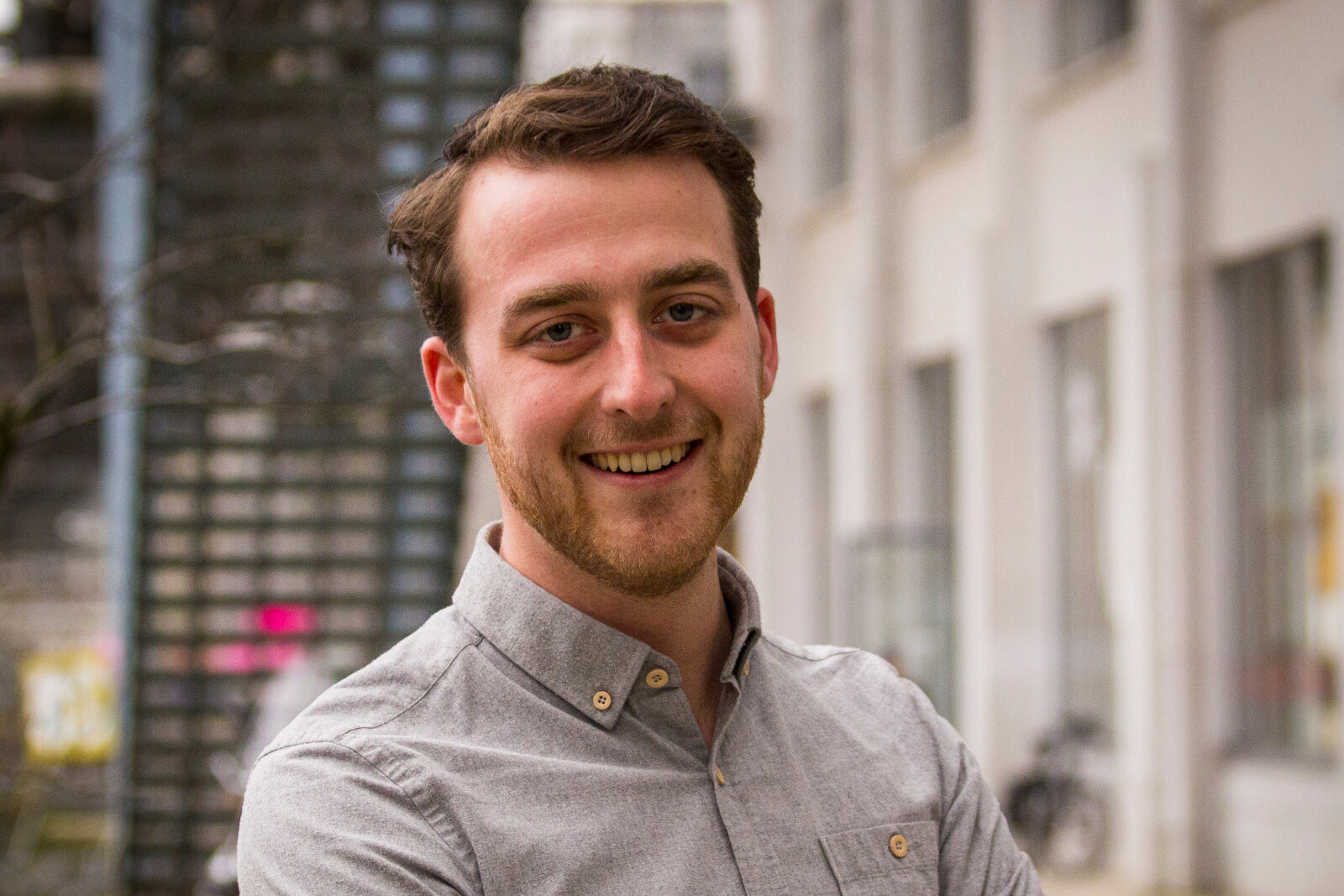 Portretfoto van Lucas Verhelst